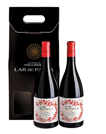 Lar de Paula Crianza geschenkverpakking 2 flessen