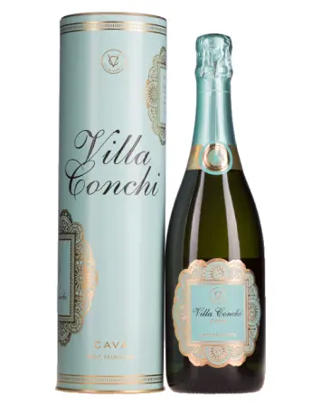 Villa Conchi Brut Selección gift box metaal